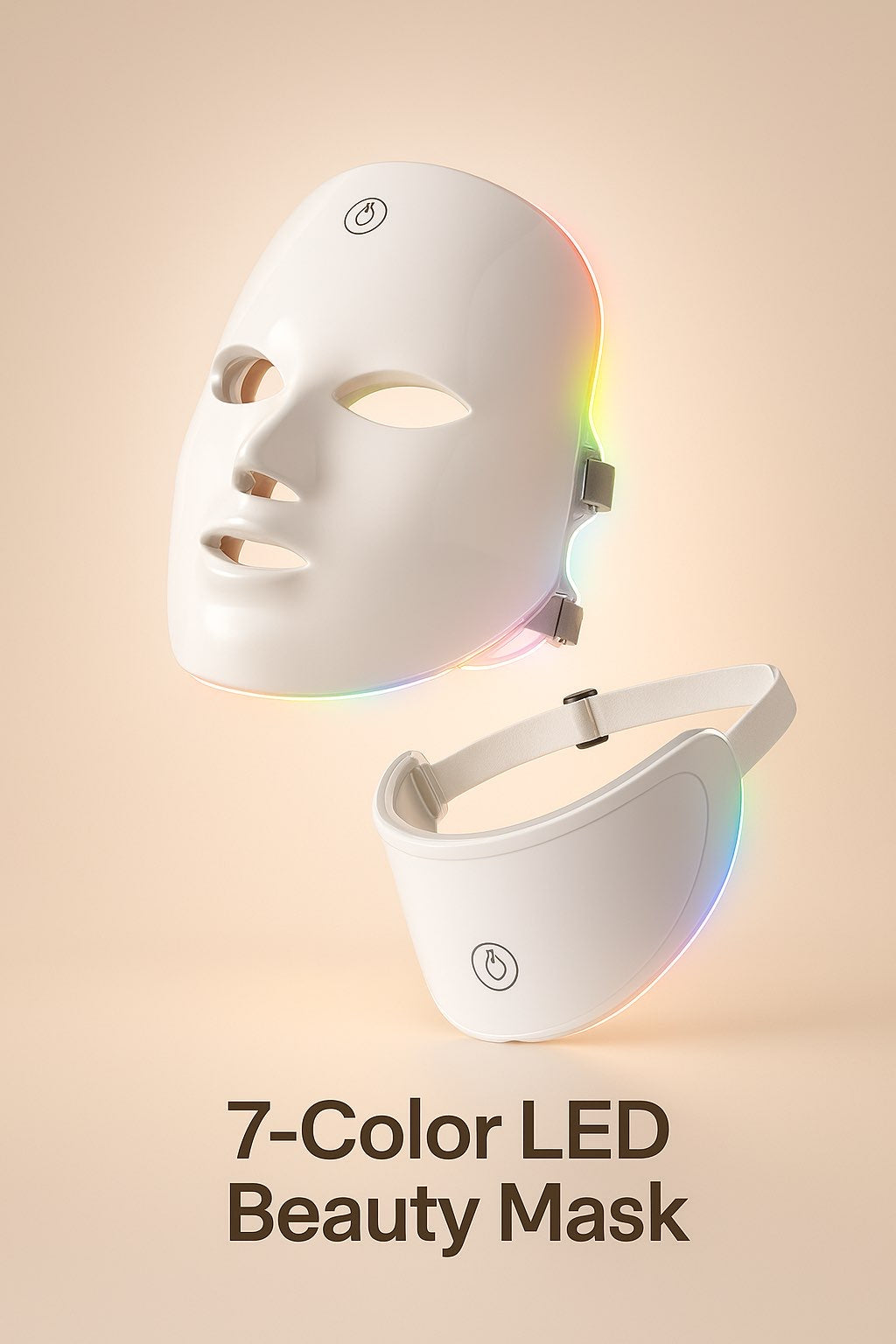 7-Color LED Beauty Mask – Face & Neck Anti-Aging Therapy
