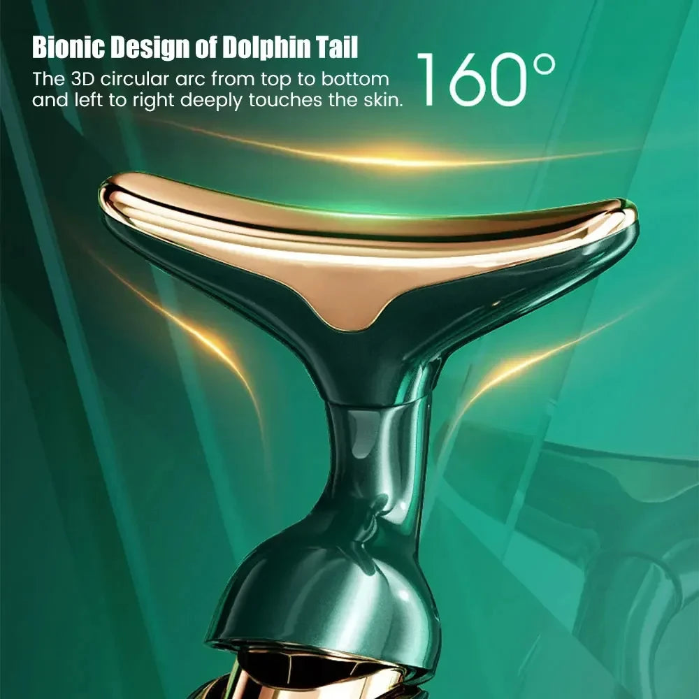 3-in-1 EMS Gezichts- & Hals Massager – Anti-Aging & Lifting