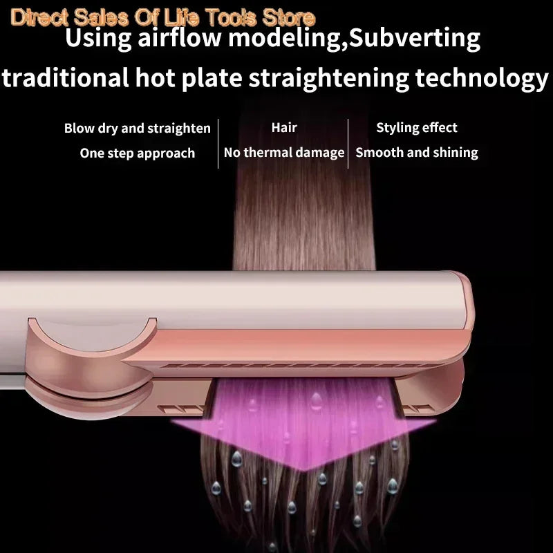 2-in-1 Hair Styler Pro – Föhn &amp; Stijltang met Ionentechnologie2025-12-04 19:45:35