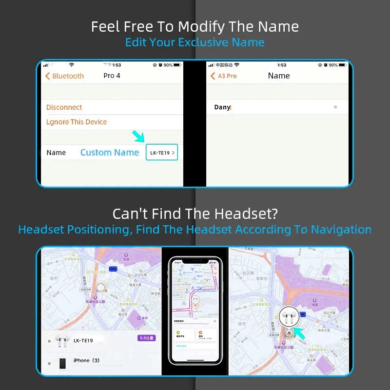 Pro Bluetooth Oordopjes – TWS, Waterdicht & Touchbediening