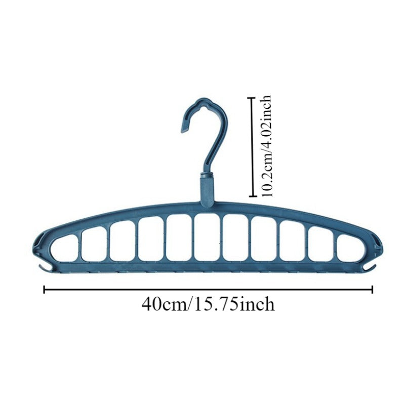 Ruimtebesparende Multi-Hole Kleerhanger